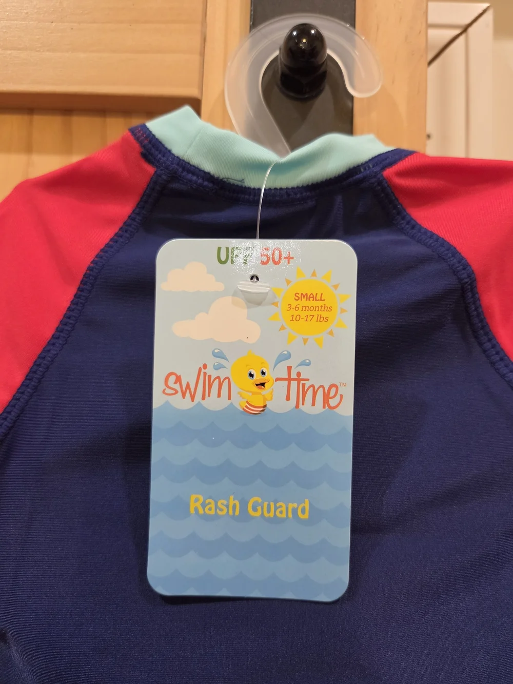 NWT | Swim Time Rash Guard And Reusable Swim Diaper | 3-6 Months